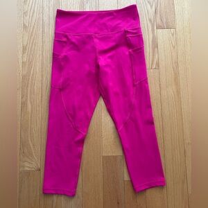 ZYIA Fuchsia Active Cropped Leggings